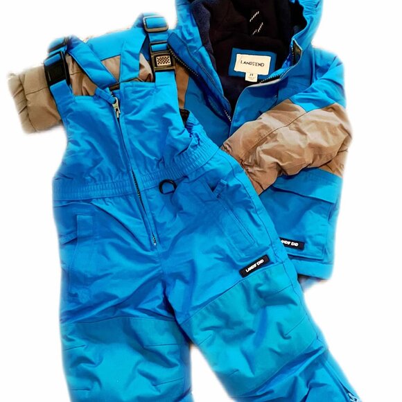 Lands End Toddler Ski Jacket and Ski Pants 2T